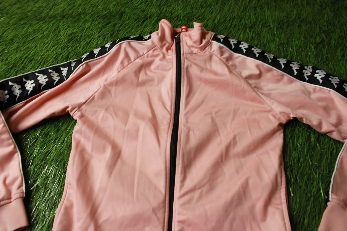 Baby pink hotsell kappa tracksuit