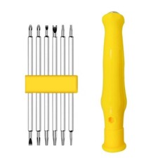 Tamper Proof Magnetic Screwdriver Bit Set for Cross and Star Shaped Screws
