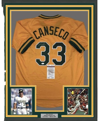 Jose Canseco Autographed Texas Rangers Jersey JSA Certified | eBay