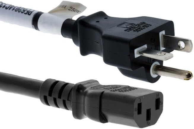 Heavy Duty 14 AWG, 6-20P-C13, NEMA 6-20P-IEC-60320-C13 15A/250V 15 Feet 5 Meter