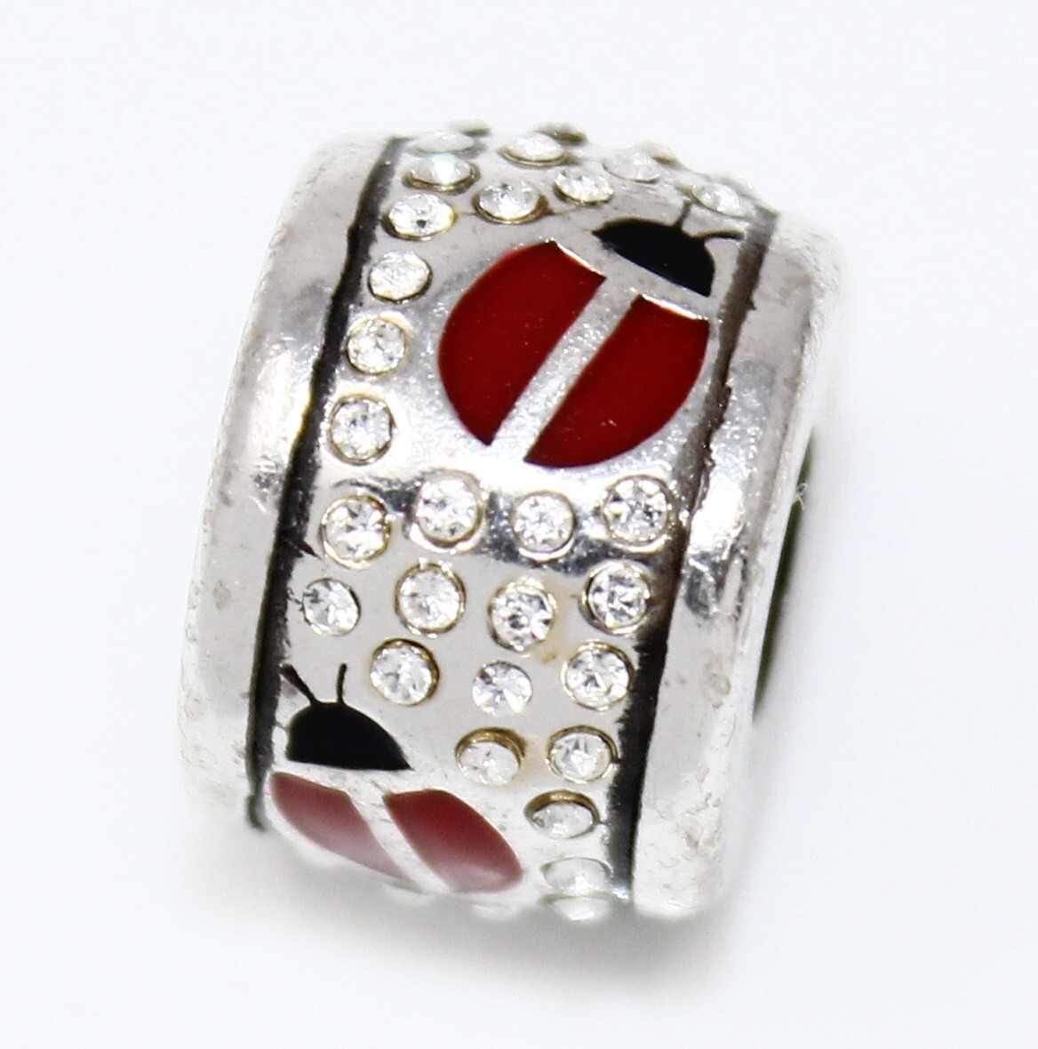 Brighton Ladybug Enamel Crystal Stopper Bead | eBay