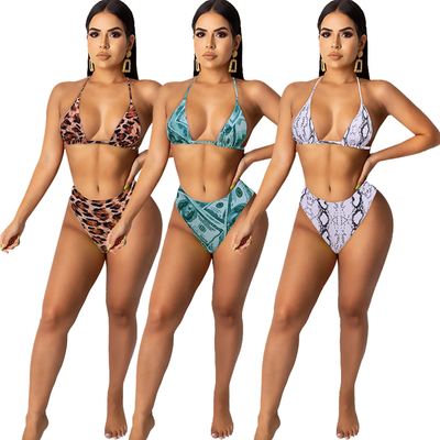 floral bathing suit two piece