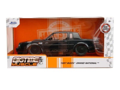 Jadaジェイダ/'87 Buickビュイック グランドナショナル 1/24 1987 Buick Grand National - Black Diecast 1:24 Scale Model - Jada