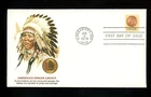 US FDC #1734 Fleetwood 1978 Kansas City MO Indian Head Penny Cents Coins