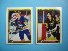 Topps Mario Lemieux Ice Hockey 1990-91 Season Sports Trading Cards ...