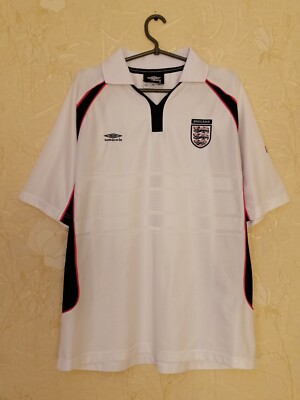 England 2000's football training vintage shirt jersey polo Umbro