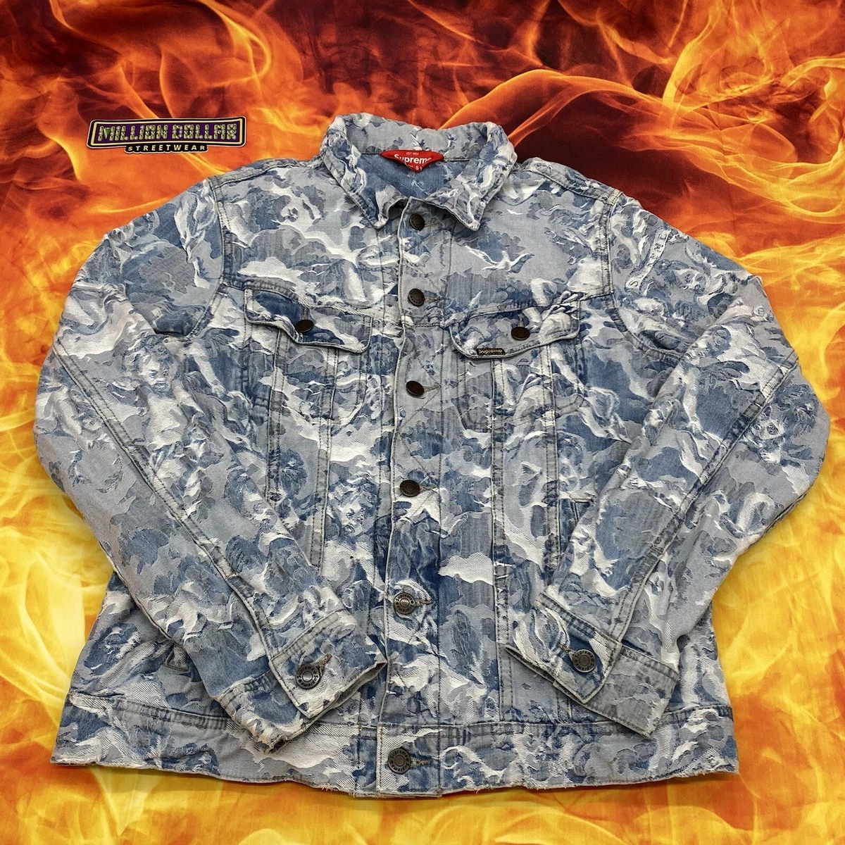 supreme denim trucker jacket