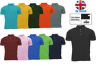 IQONEQ Polo Shirts Men's Short Sleeve Quick Dry Work Grade Polo Shirts XS to 6XL
