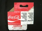 Vintage Drink Coke Coca-Cola Six 6 Pack 16oz. Bottle Cardboard Carrier