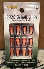 Spirit Halloween ZOMBIE NAILS Press On Nails Spooky Dress Up Costume Dead NEW