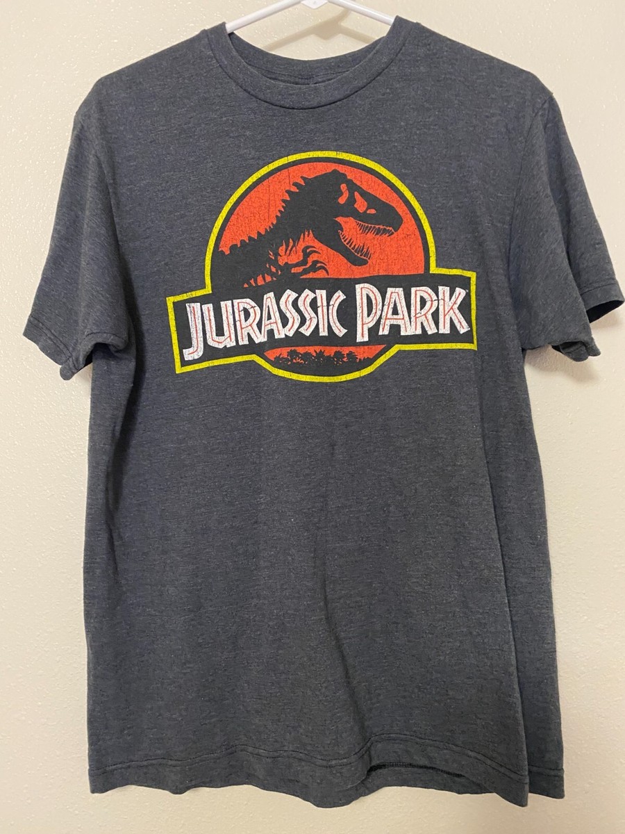 Jurassic Park Medium M Graphic Dark Heather T-Shirt by