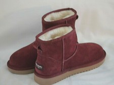 Koolaburra by UGG Kids Koola Mini Big Kids Maroon Bootie 1114851 Size 5 New