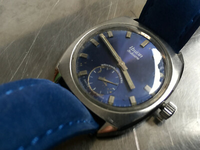 Vintage UNION Soleure Herrenarmbanduhr Uhr Wehrmachtswerk  Schöner Zustand !