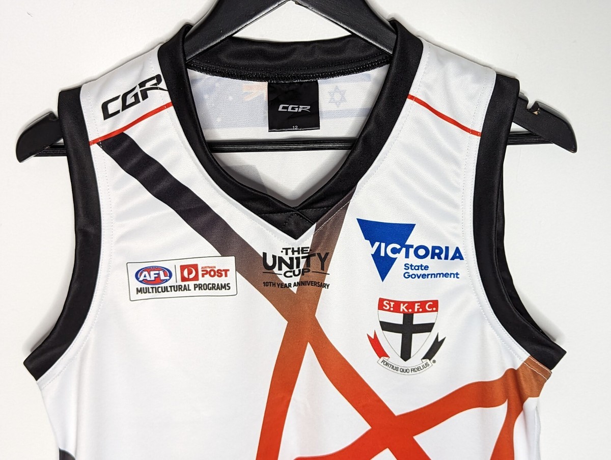 St Kilda Saints AFLW Player Issue #14 Unity Cup Guernsey Jumper Jersey Size  12