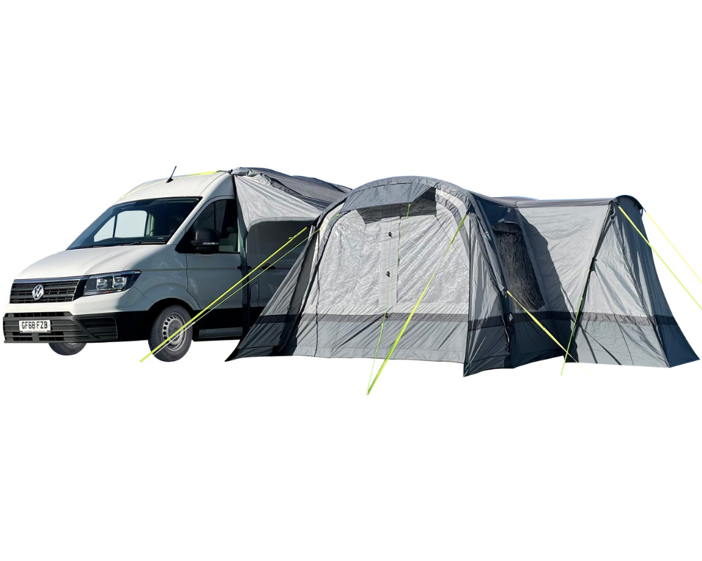 OLPRO Cocoon Breeze  V2 Tall Tunnel Driveaway Motorhome Awning Grey 5 Berth