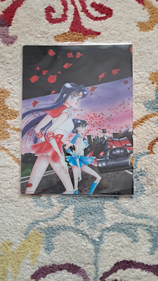 Sailor Moon Museum Double-Spread Clear File A4 - Inner Senshi + Tuxedo Mask car