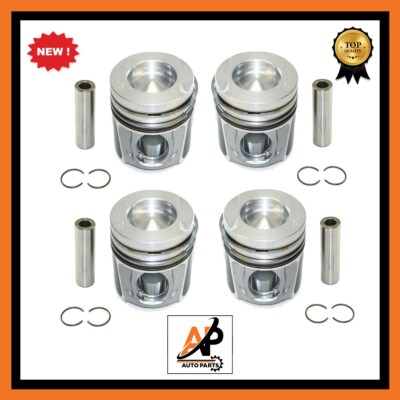 For RENAULT TRAFIC III R9M 1.6 DIESEL Piston STD Size 04 Pieces Set BRAND NEW