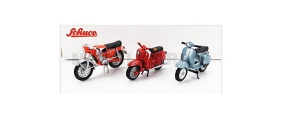 SCHUCO 450380300 simson - Set 3X schwalbe KR51/1 1968 + Zündapp KS50 Super Sport