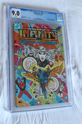 CGC Graded 9.0 Comic DC Infinity Inc 14 Rare 1985 1st Todd McFarlane Cover Art