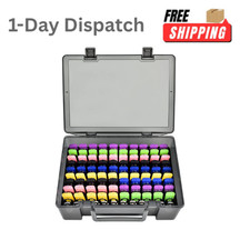 FULLCASE USB Flash Drive Case Holds 104 Memory Sticks Gray