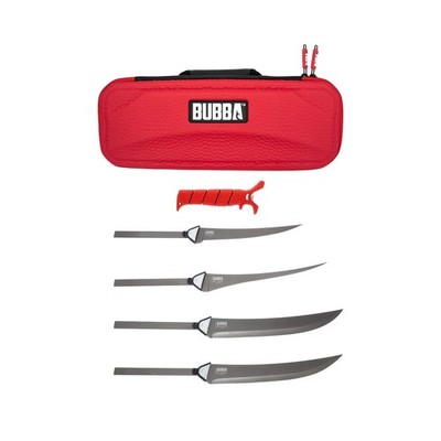 BUBBA Multi-Flex Interchangeable Blade Kit, with Non-Slip Grip Handle, 4 Ti-N...