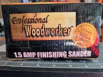 Professional Woodworker~ Finishing Sander, 1.5 amp, 10,000 OSC/Minute, 135 Watt