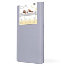 Dream On Me Snuggles Periwinkle Extra Firm Crib Mattress Lightweight Safe 38x24