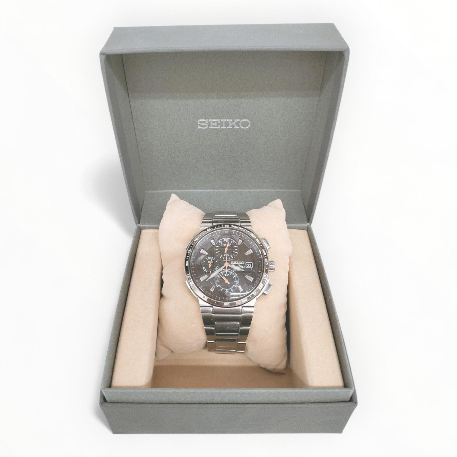 SEIKO 7T92-0KG0 Authentic Men's Chronograph Wristwatch 9251