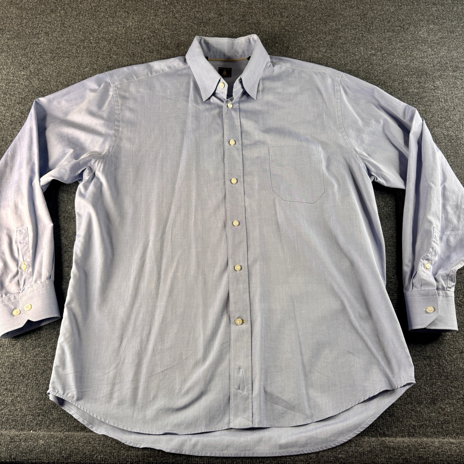 Robert Talbott Men's Blue Button Down Long Sleeve… - image 2
