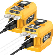 2-Pack 220W Power Inverter Compatible with Dewalt 20V Battery Battery Not Inclu