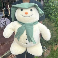 RARE EDEN 1989 Vintage The Snowman Raymond Briggs Retro BIG Plush TAG Doll Japan