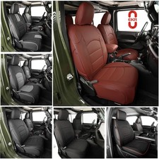 Ekr Custom-fit For 2013-2025 Jeep Wrangler 4xe Manual Seat Covers Full Set
