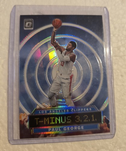 Paul George [Holo] #3 2019 Panini Donruss Optic T-Minus 3,2,1 card