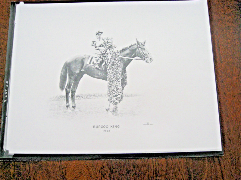 11 X 14-Original 1932 Kentucky Derby Winner "Burgoo King" Caufield & Shook, Inc.