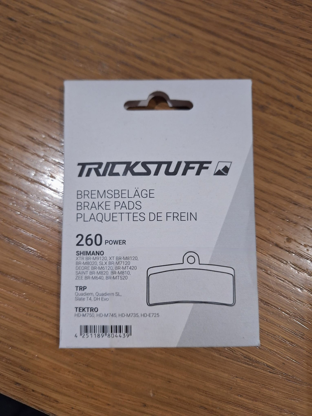 Pastiglie Trickstuff 260 Power Shimano/Tektro 4 pistoni