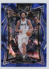 2024-25 Panini Select Concourse Blue Cracked Ice Prizm Dereck Lively II #26 1cc0