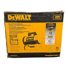 DEWALT 68,000 BTU Cordless Propane Heater 20V Hybrid 1700 Sq Ft New