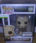 Funko Pop! Movies - PUSS IN BOOTS (Sepia) - Shrek - Amazon #1596 (Pop Protector)