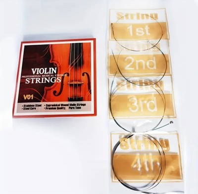 Violine Geige Stahl Saiten Set 3/4 - 4/4 Violin Strings