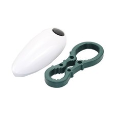 ABS+Stainless Steel Electric Can Opener With 8-Shaped Bottle Opener Home Tool