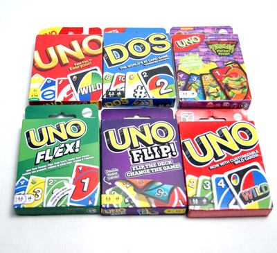 UNO Card Game Variety Lot   Family Party Matching Game Set Ages 7+ Complete NEW