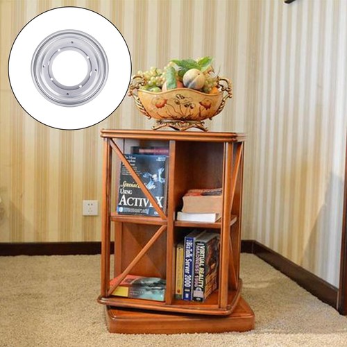 2Pack 5.5" Lazy Susan Hardware 5/16" Thick Round Rotating Bearing Plate, Silv... - Picture 7 of 7