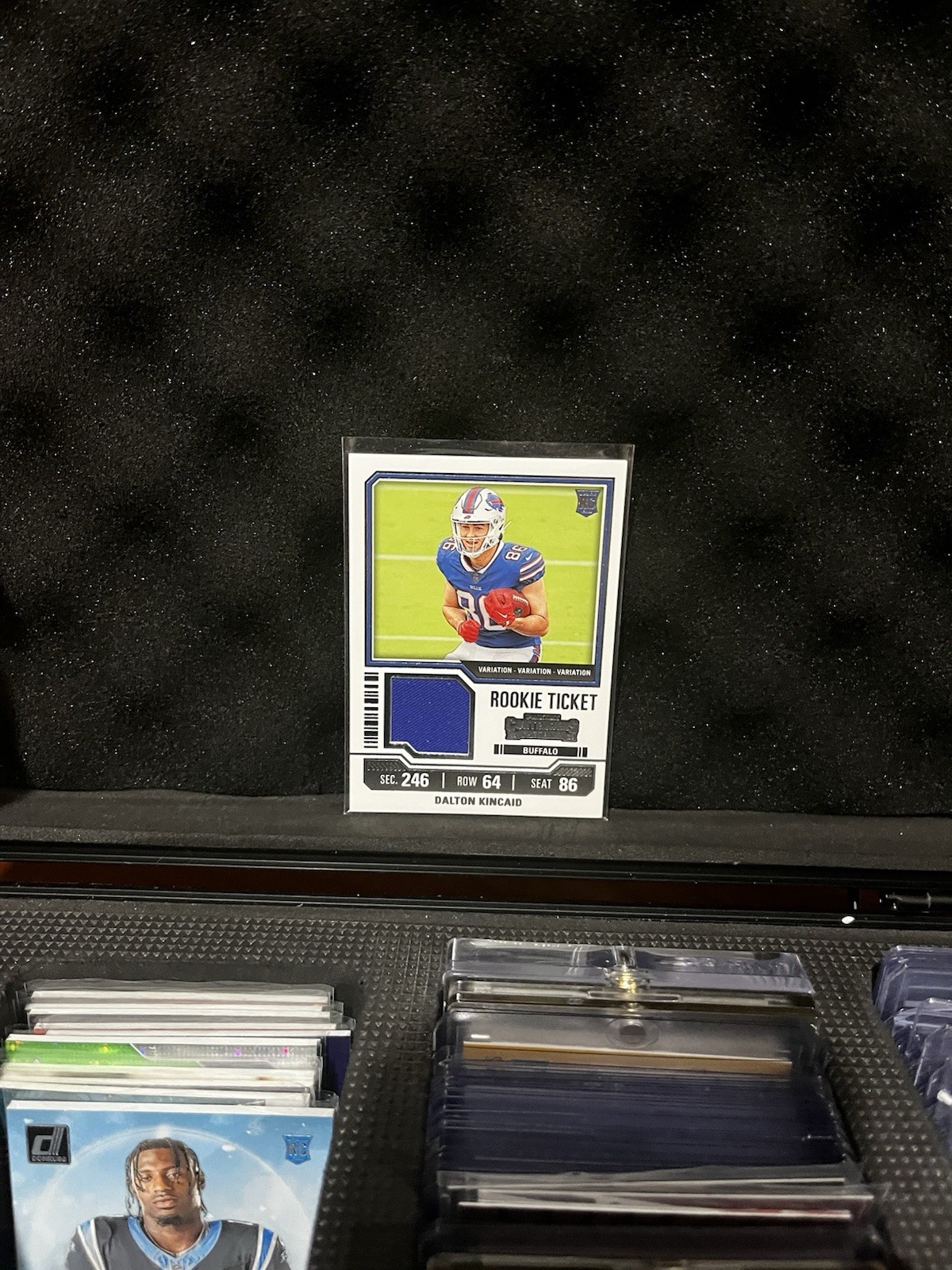 2023 Panini Contenders - Rookie Ticket Swatches Dalton Kincaid #TS7V Variations