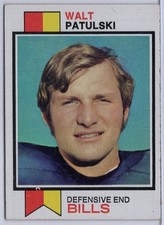 1973 Topps #293 Walt Patulski in EX Condition Bills