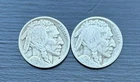 Lot Of 2 1927 P Buffalo Nickel Philadelphia Mint Date Visible