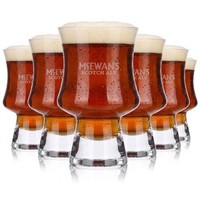 6X McEwan’s Bier Glas 0,34L BiergläSer Tumbler Scotch Ale (6Er Set)