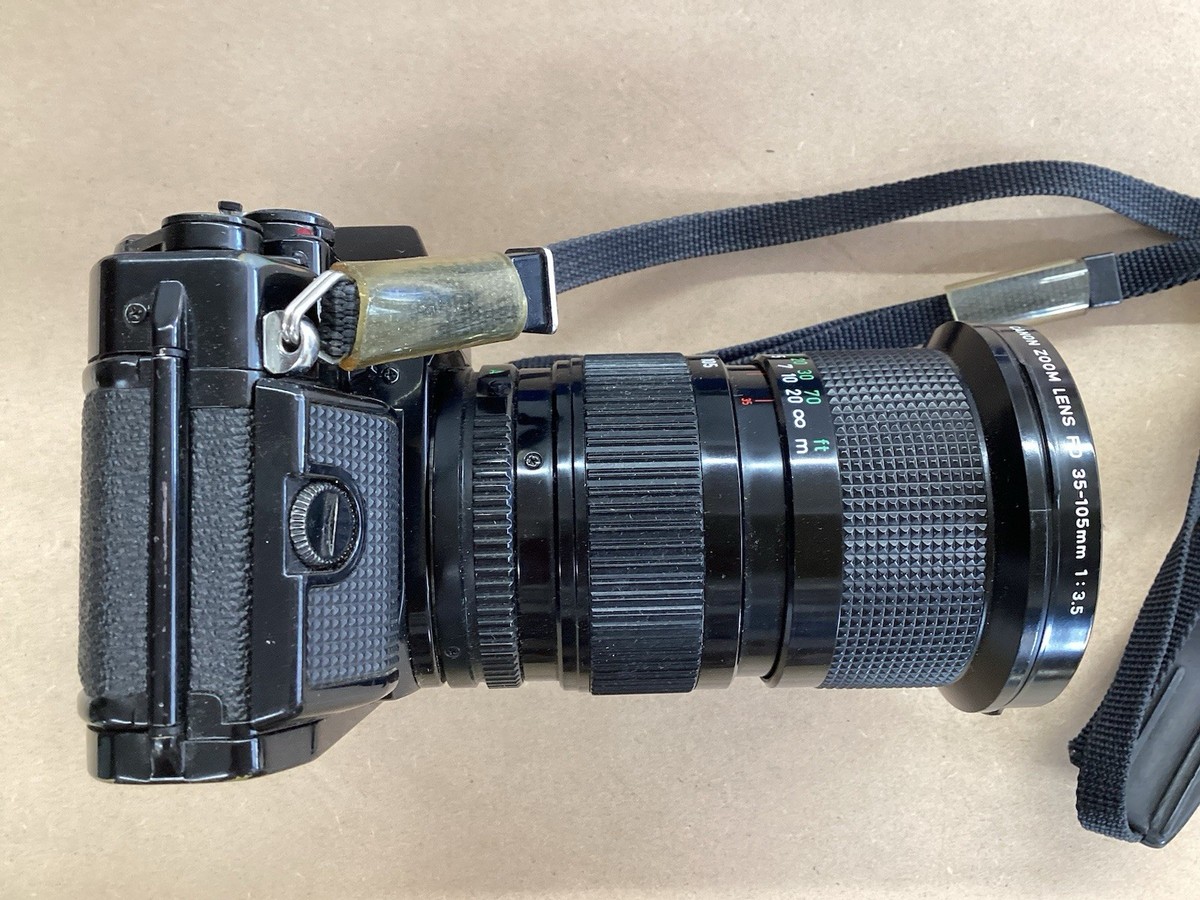 CANON A-1 & CANON FD 35-105mm Lens #632840 Made in Japan Worked | eBay