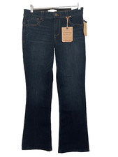 NEW w TAGS DEMOCRACY SIZE 10 MID RISE ITTY BITTY BOOT CUT BLUE DENIM JEANS