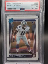 2021 Panini Donruss Optic - Rated Rookie Micah Parsons #245 (RC)
