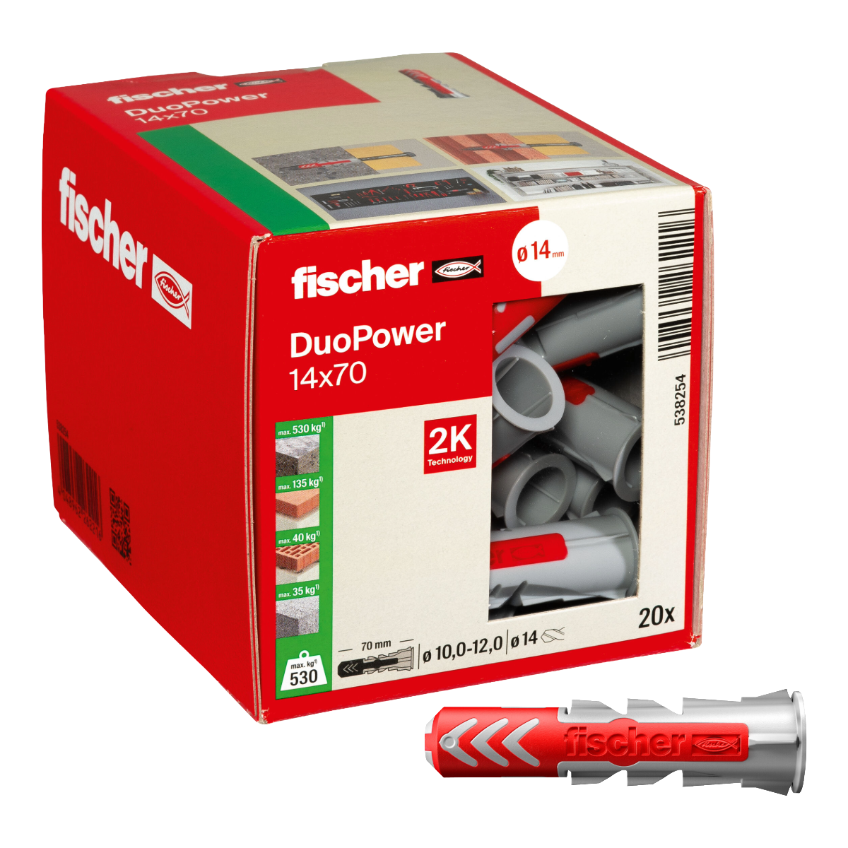 fischer DuoPower Universal Wall Plugs